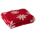 Plaid Flocon Rouge 130x170