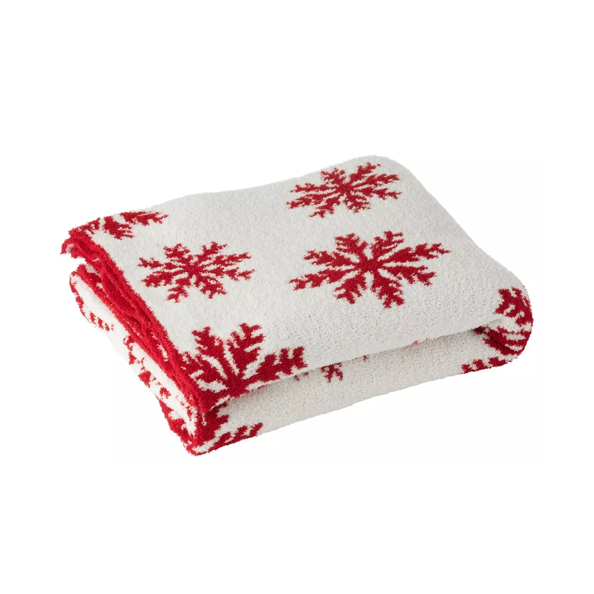 Plaid Flocon Rouge 130x170