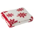 Plaid Flocon Rouge 130x170