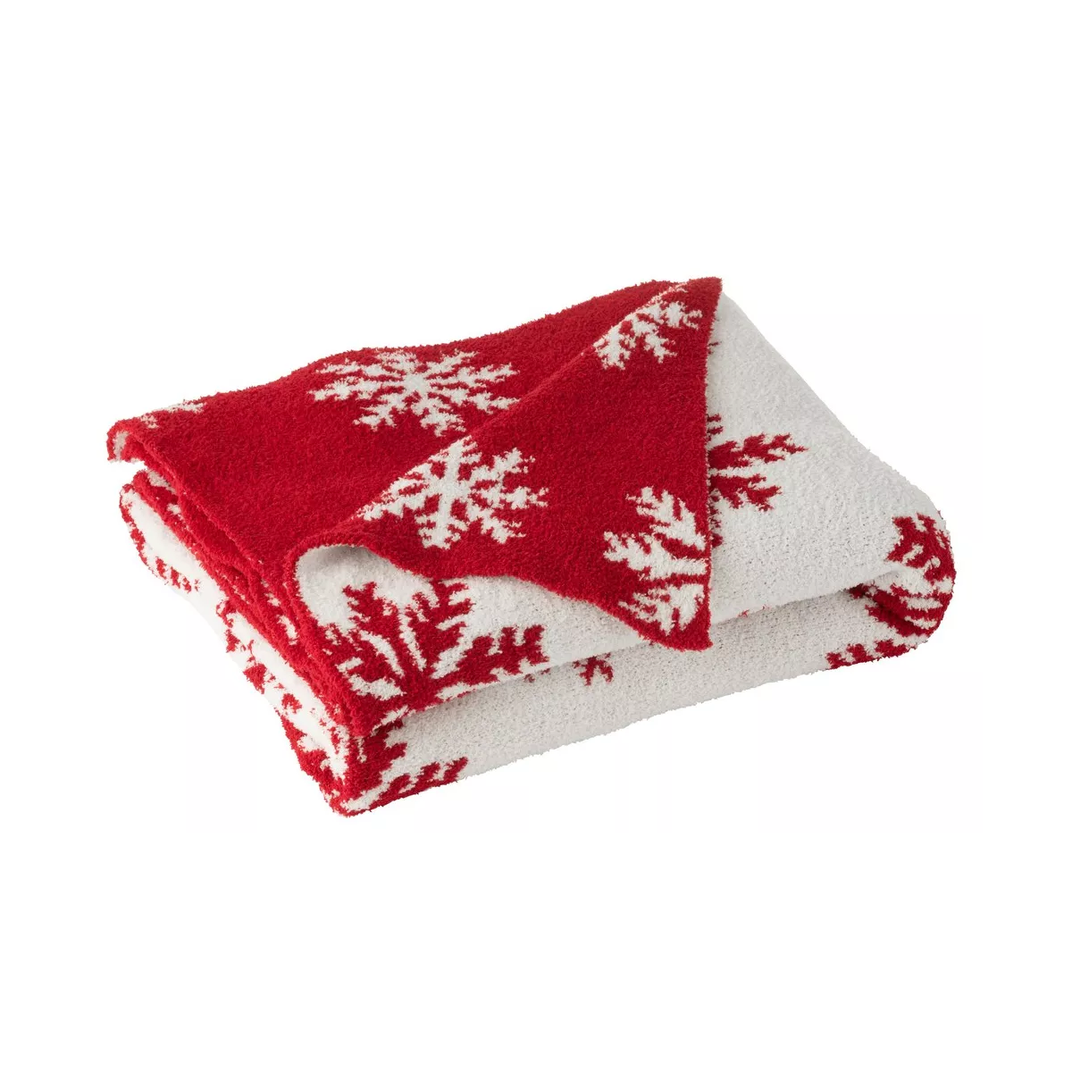 Plaid Flocon Rouge 130x170