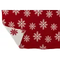 Plaid Flocon Rouge 130x170