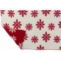 Plaid Flocon Rouge 130x170