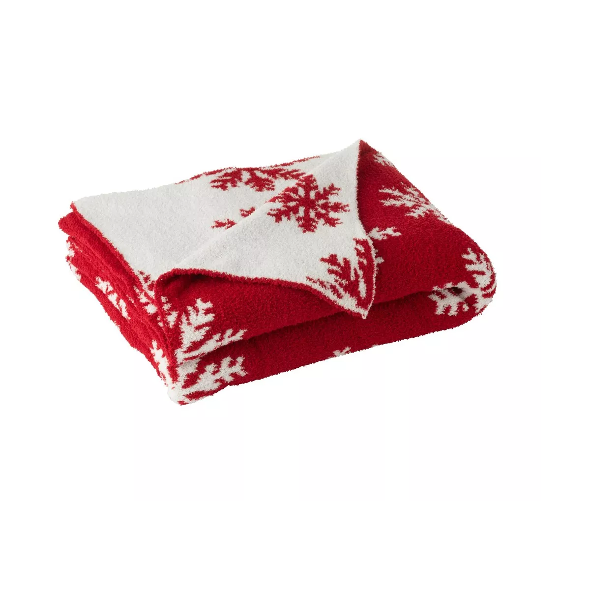 Plaid Flocon Rouge 130x170