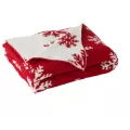 Plaid Flocon Rouge 130x170