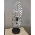 Lampe Feuille Argent h.61cm
