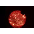 Lampe Led Boule Noël Rouge 20x20