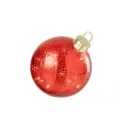 Lampe Led Boule Noël Rouge 20x20