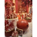 Lampe Led Boule Noël Rouge 20x20