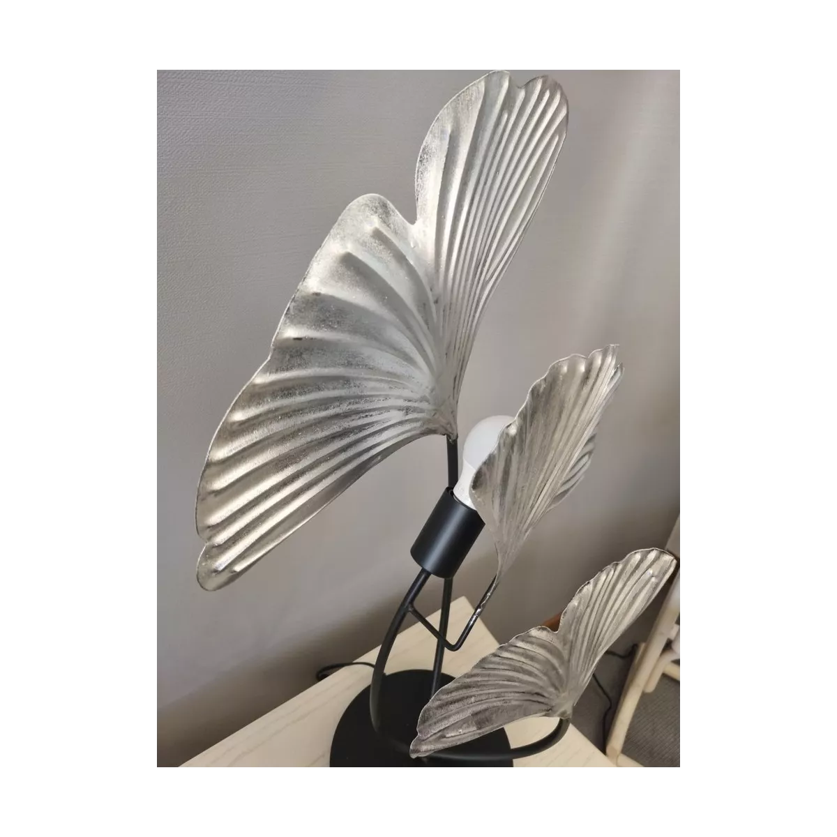 Lampe Feuille Ginko h.75cm