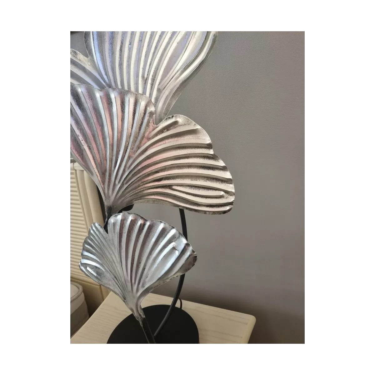 Lampe Feuille Ginko h.75cm