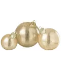 Lampe Led Boule de Noël Dorée 20x20