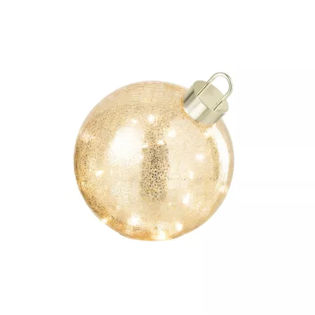 Lampe Led Boule de Noël Dorée 20x20