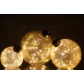 Lampe Led Boule de Noël Dorée 15x15