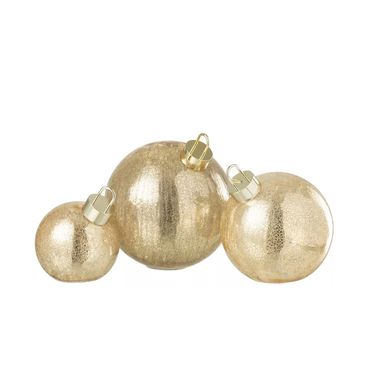 Lampe Led Boule de Noël Dorée 15x15