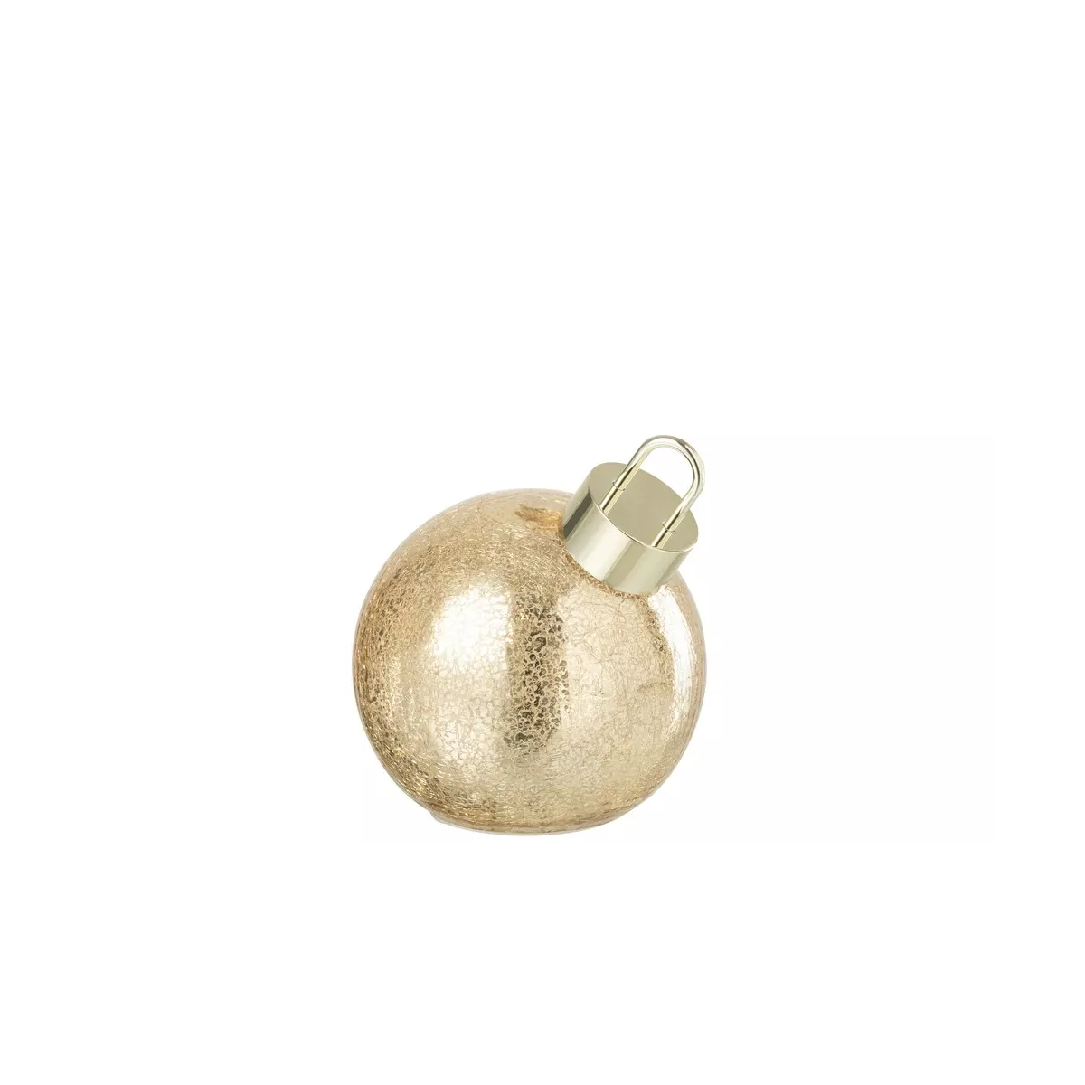 Lampe Led Boule de Noël Dorée 15x15