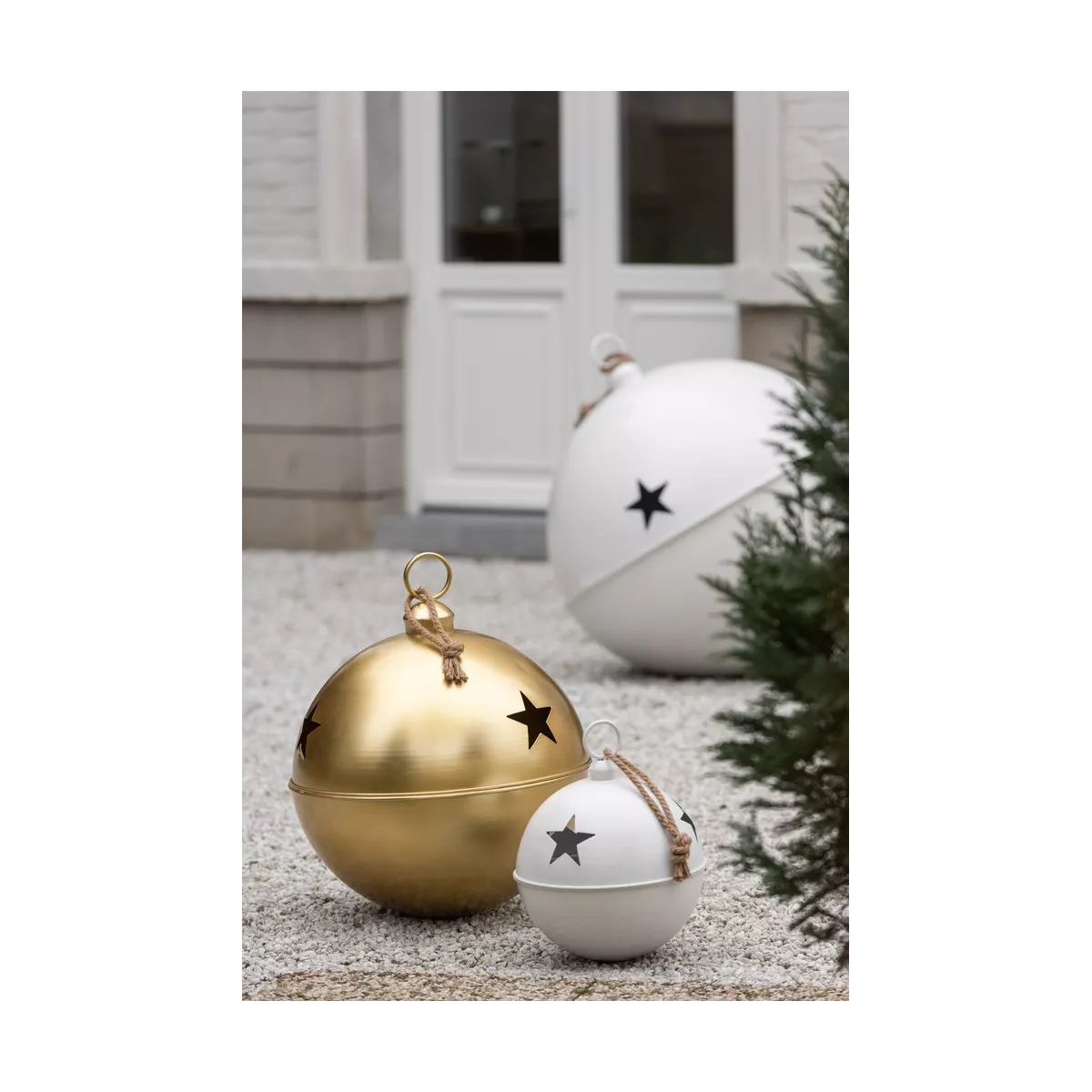 Déco Boule de Noël Dorée 30x30
