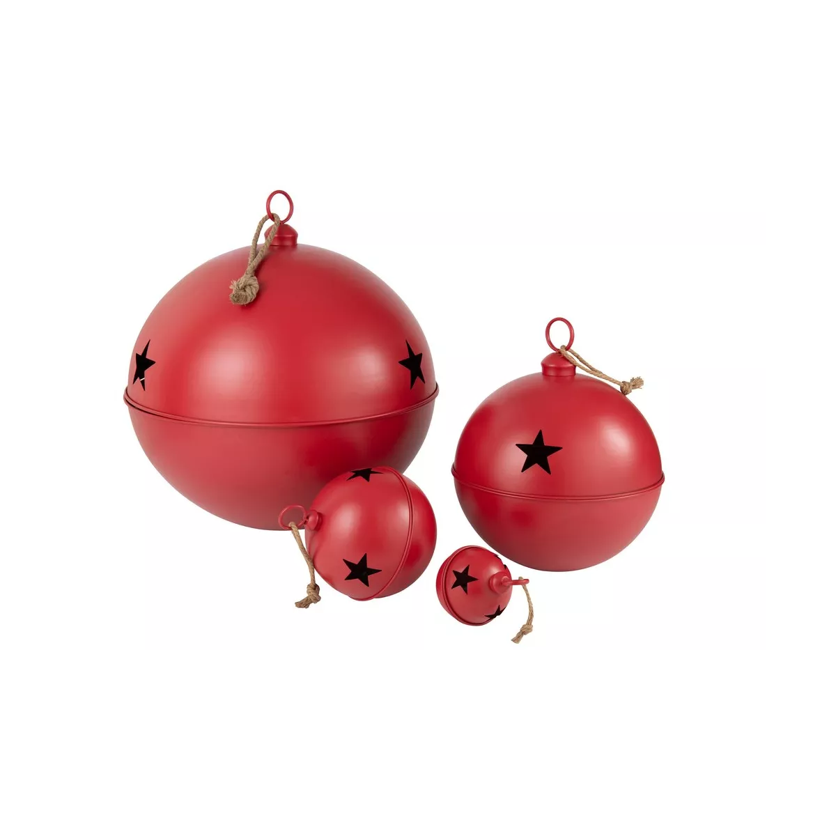 Déco Boule Noël Rouge 51x51