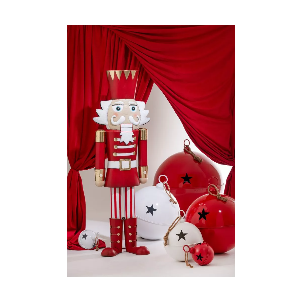 Déco Boule Noël Rouge 51x51