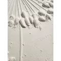 Tableau Blanc 4 Fleurs de Pissenlit 100x100