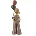 Statue Jeune avec des ballons  H.33cm