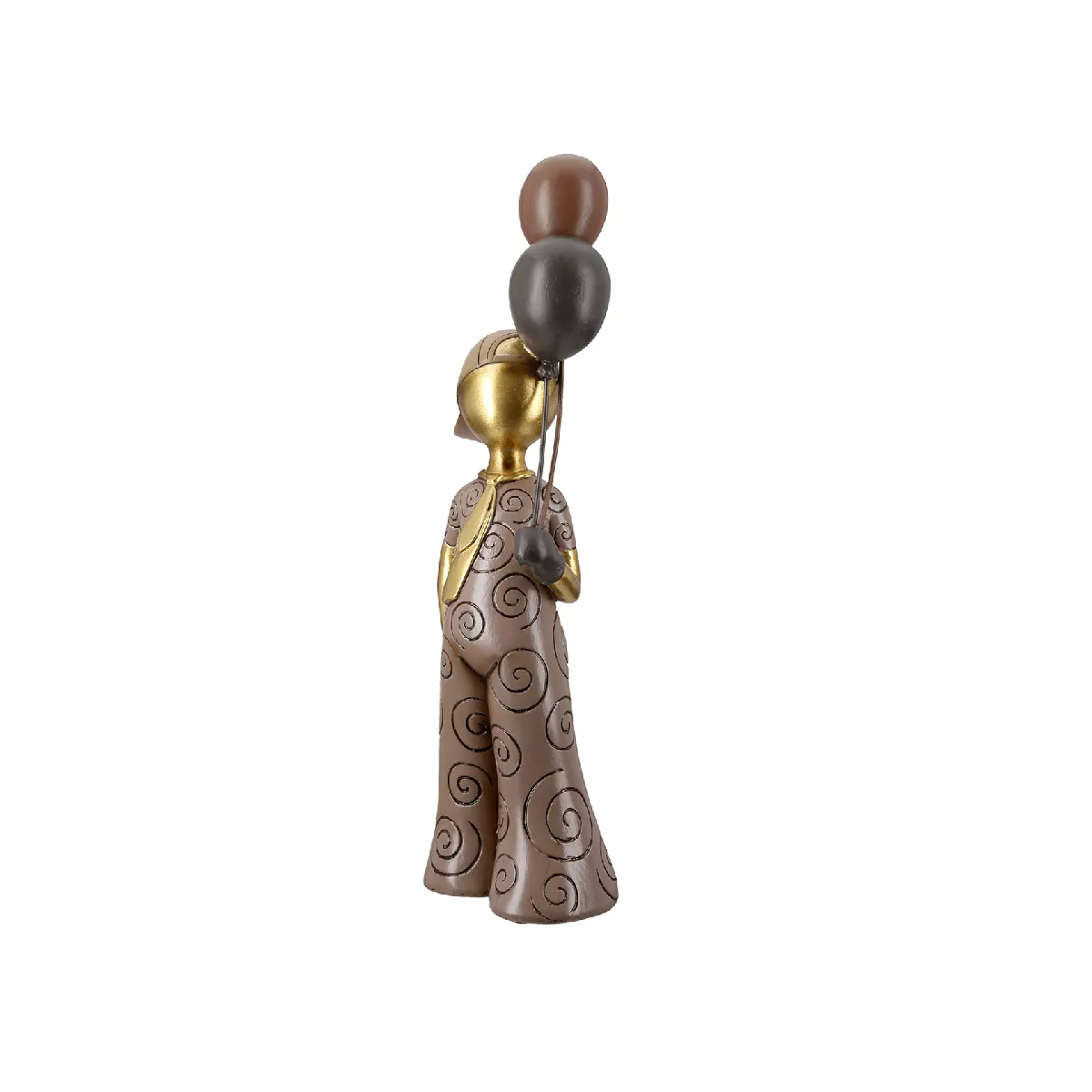 Statue Jeune avec des ballons  H.33cm