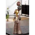 Statue Jeune avec des ballons  H.33cm