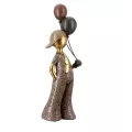 Statue Jeune avec des ballons  H.33cm