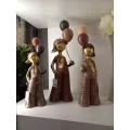 Statue Jeune avec des ballons  H.43cm