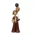 Statue Jeune avec des ballons  H.43cm