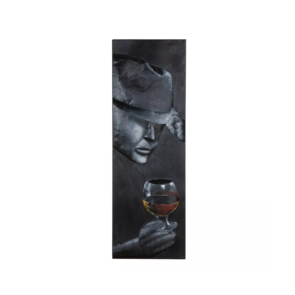 Décoration Murale Homme avec verre h.90cm