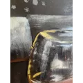Décoration Murale Homme avec Cigare h.90cm