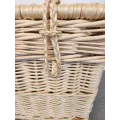 Malle Osier Naturel  Couvercle Emboité 60x40