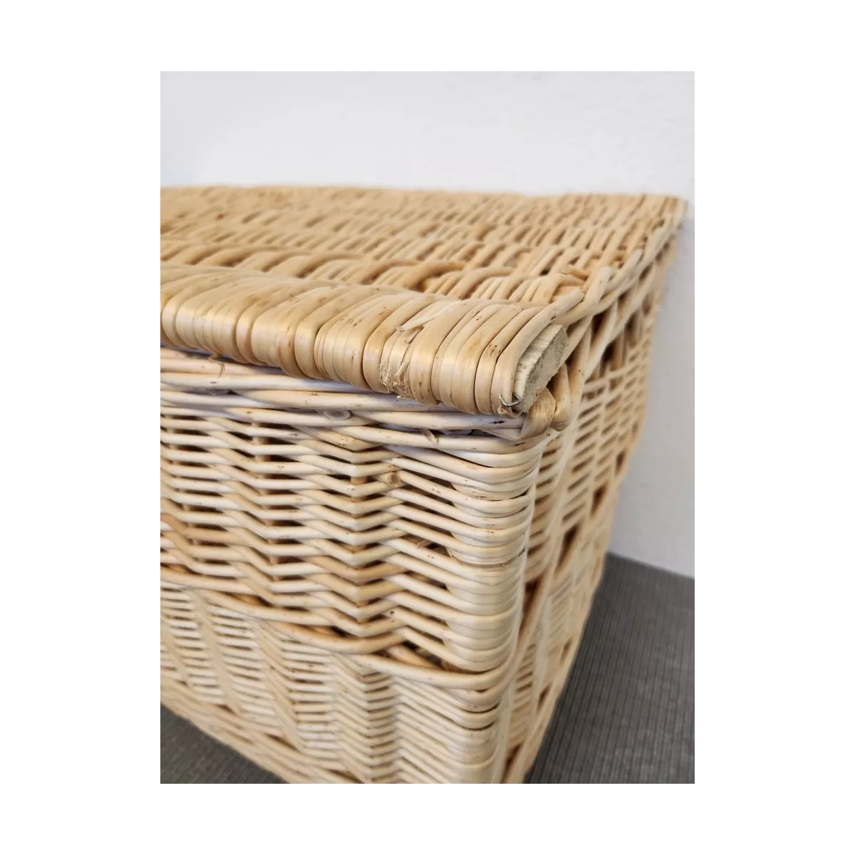 Malle Osier Victoria Naturel 60 x 40 cm