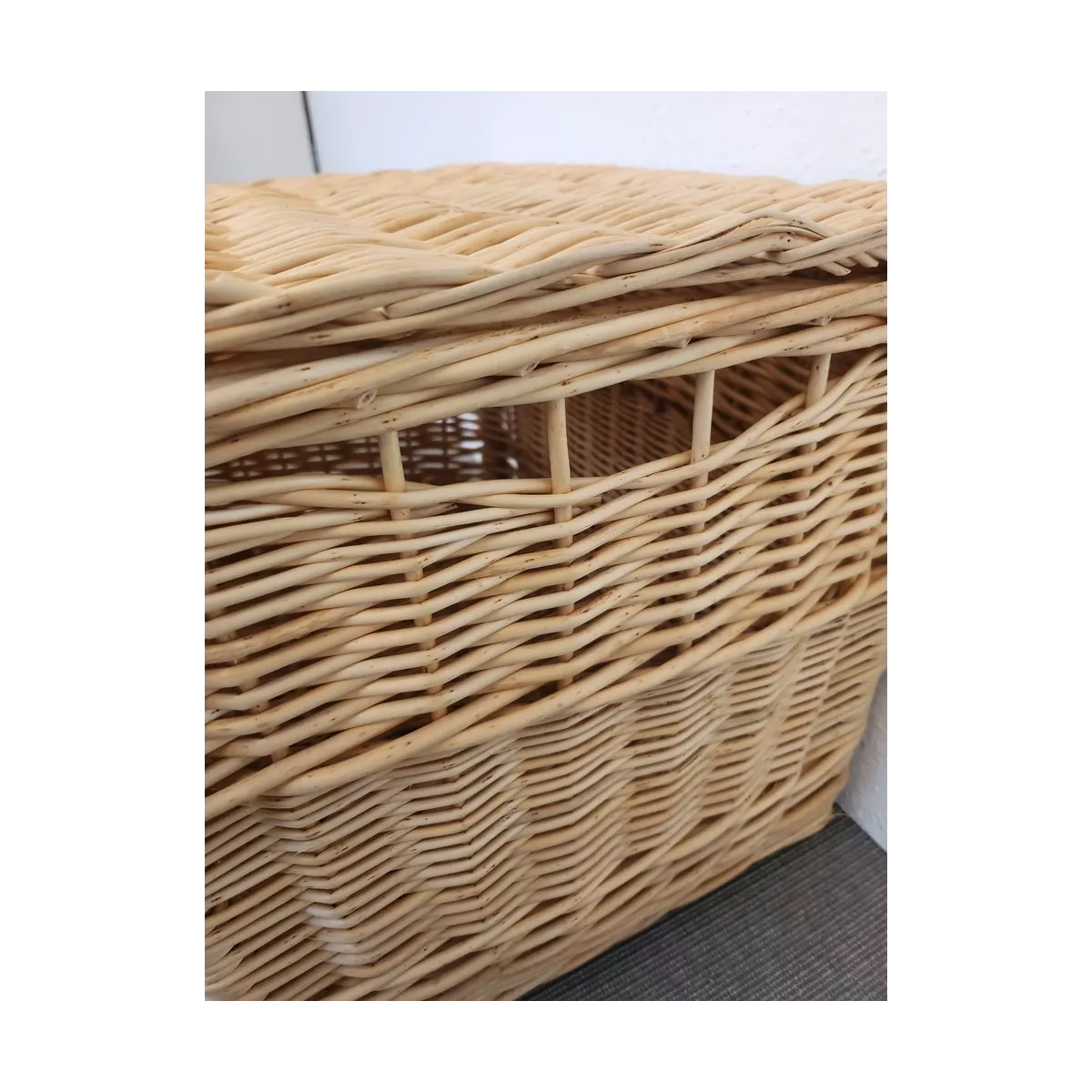 Malle Osier Victoria Naturel 60 x 40 cm