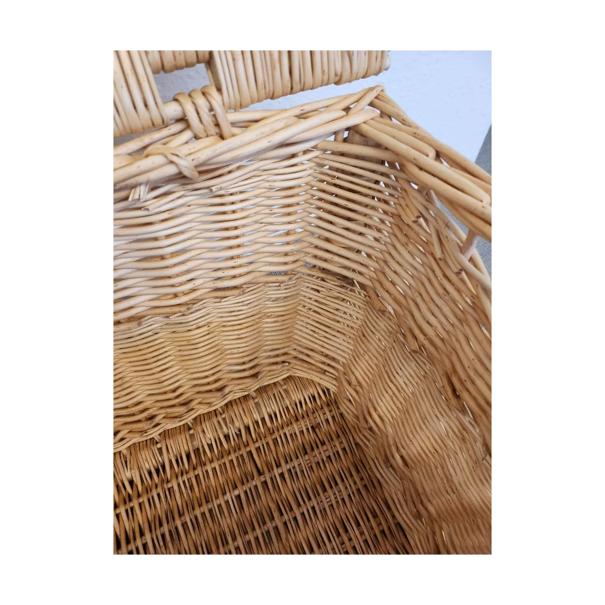 Malle Osier Victoria Naturel 60 x 40 cm
