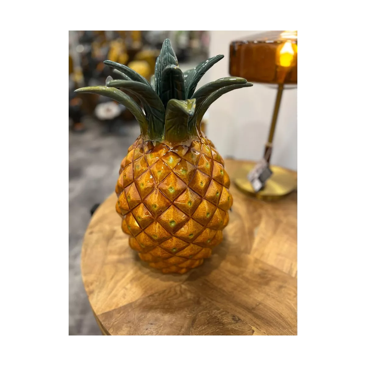 Sculpture Ananas H.42 cm