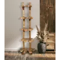 Etagère Teck Massif 5 Niveaux 180cm