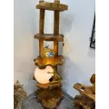 Etagère Teck Massif 5 Niveaux 180cm