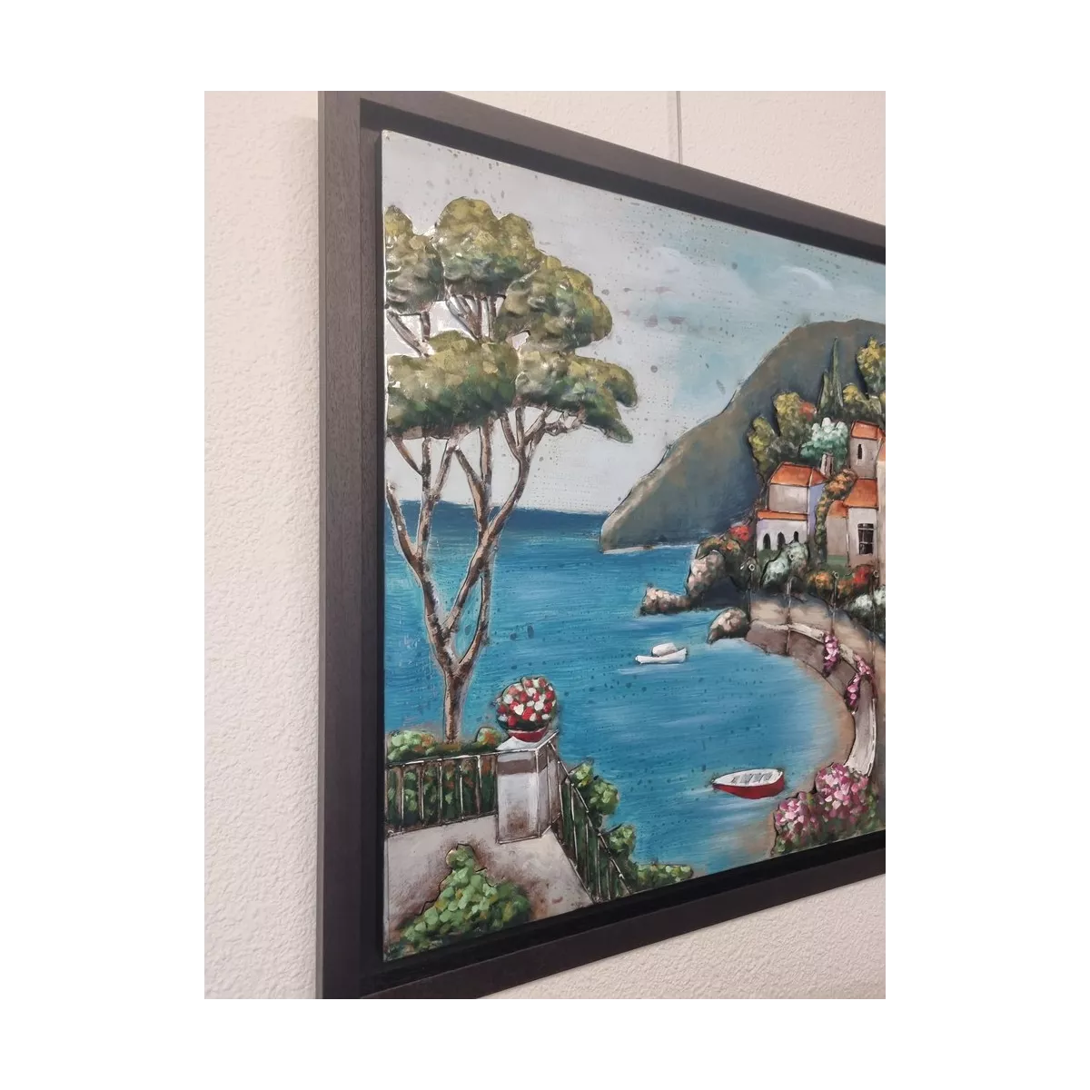 Tableau Métal Portofino 92x92