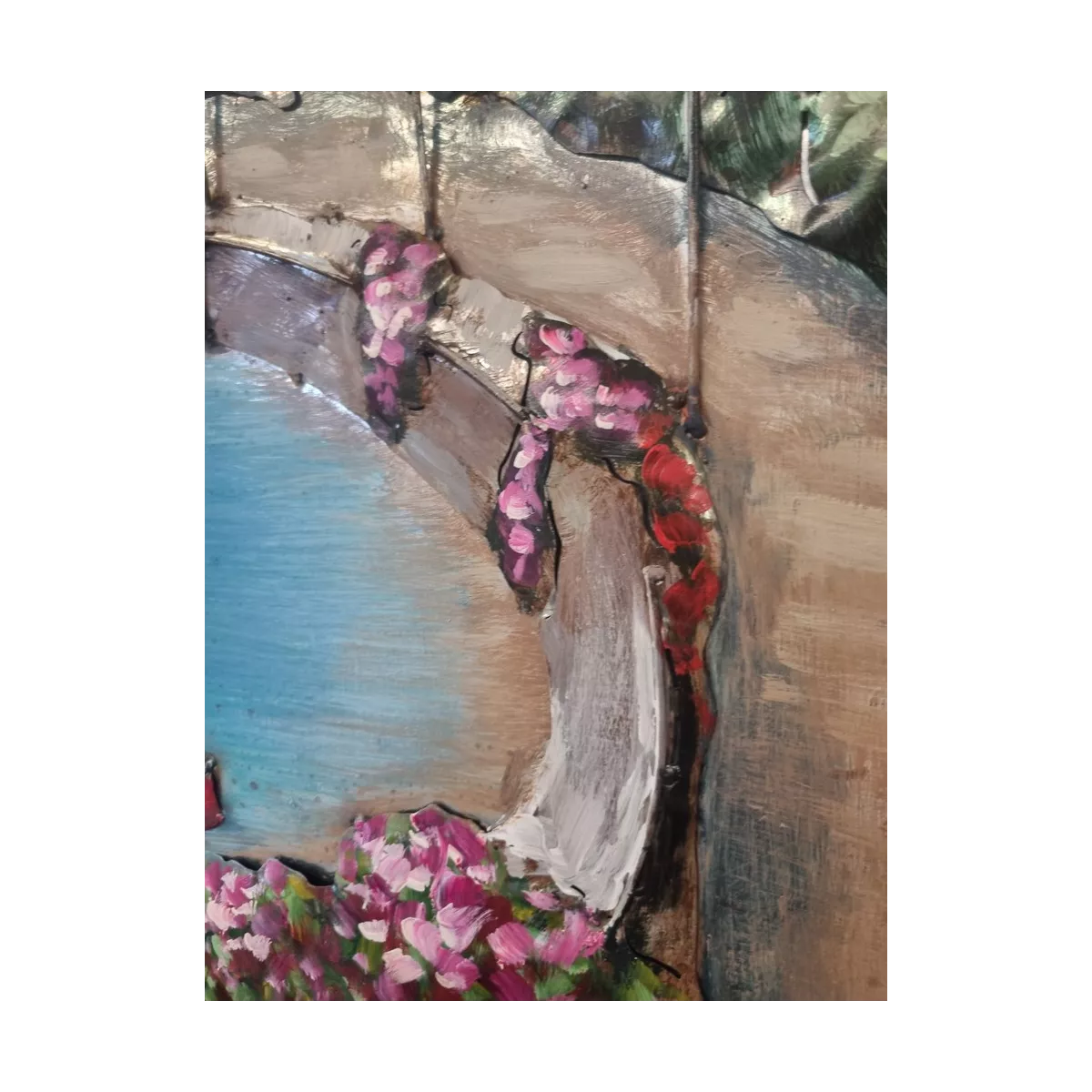 Tableau Métal Portofino 92x92