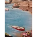 Tableau Métal Portofino 92x92