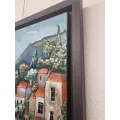 Tableau Métal Portofino 92x92