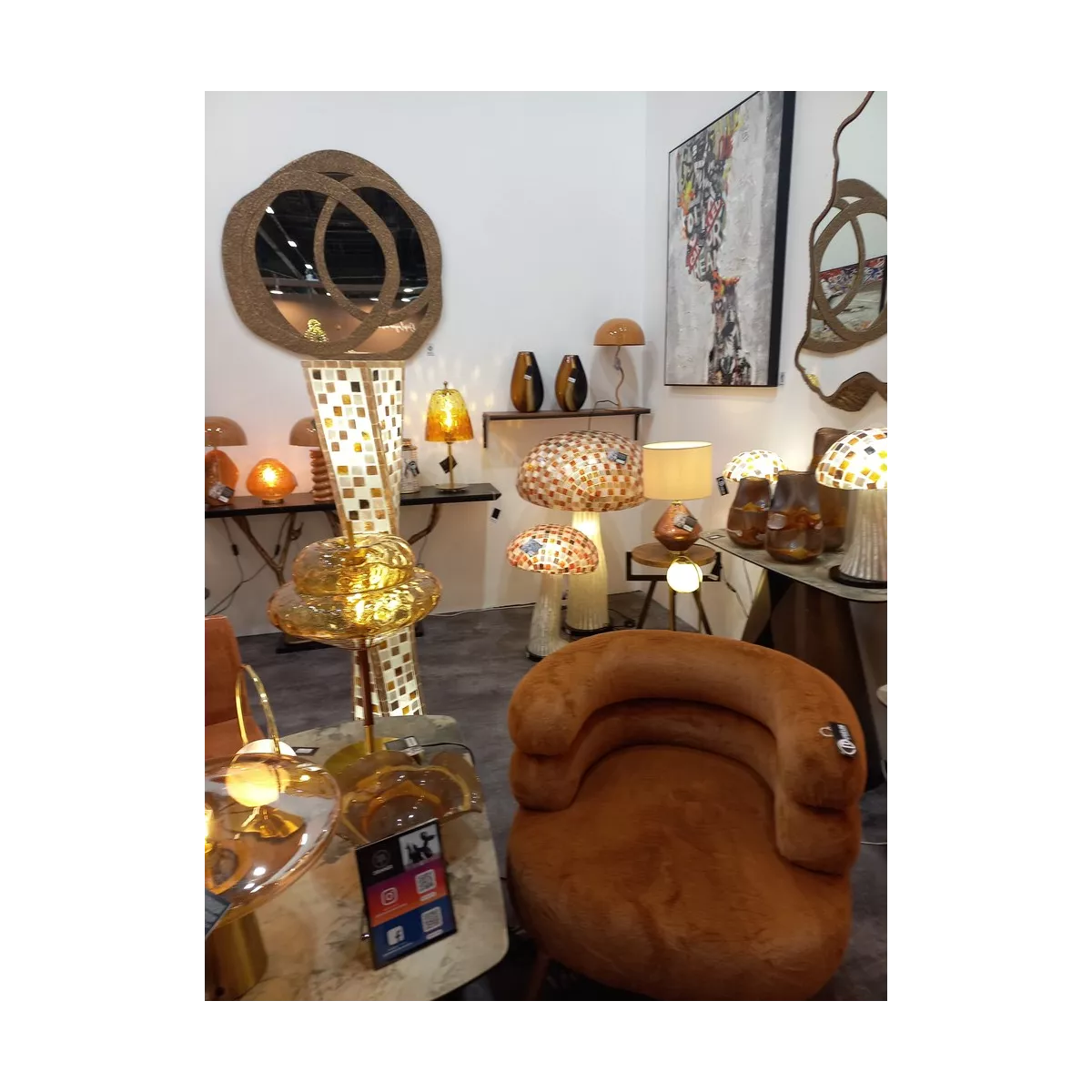 Lampe Champignon Xanio H.68