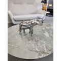 Statue Elephant Gris Origami h30