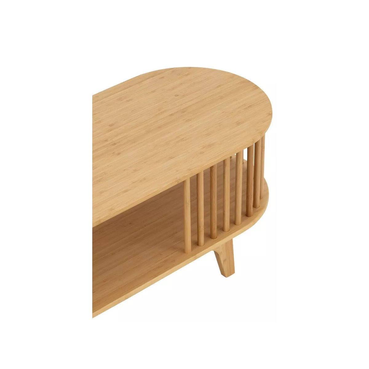 Meuble TV Bambou/Rotin Live 150 x40 cm