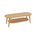 Table basse Ovale Live Bambou/Rotin 120x45 cm