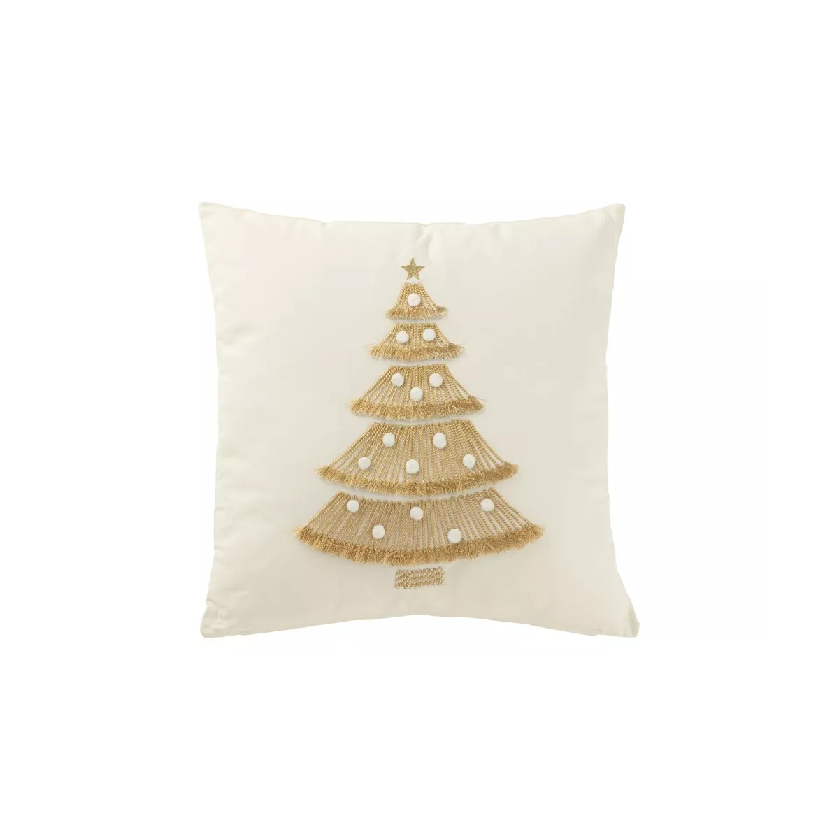 Coussin Brodé Sapin