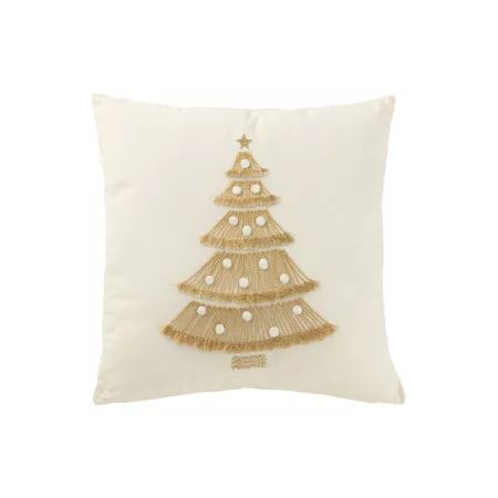 Coussin Brodé Sapin