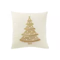 Coussin Brodé Sapin