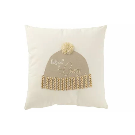 Coussin Brodé Bonnet